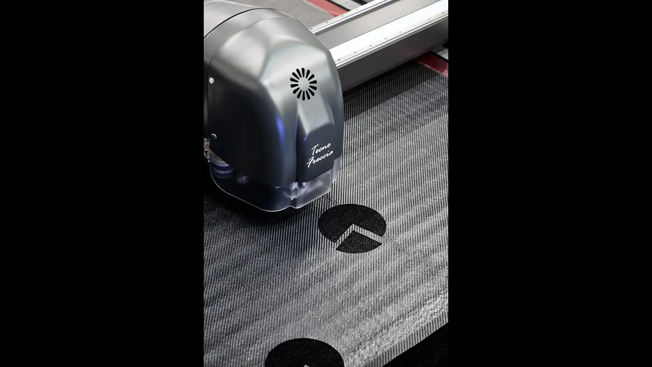 Tecno Freccia Automatic Fabric Cutting Machine - video thumbnail