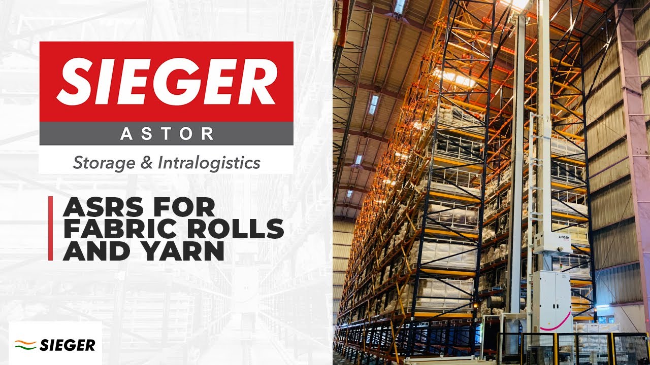 Sieger ASRS Automated Storage and Retrieval System - video thumbnail