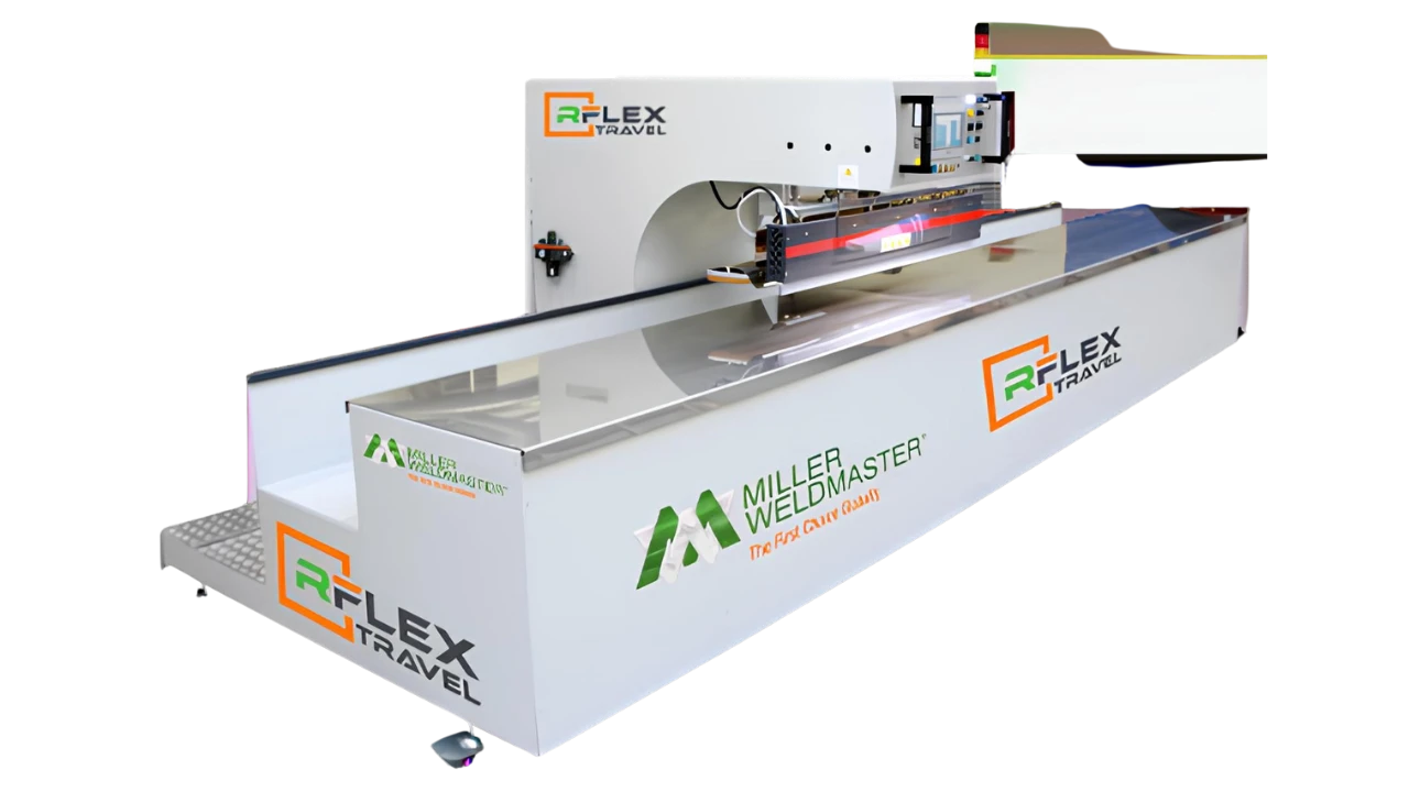 Miller Weldmaster RFlex Travel Large-Format RF Welding Machine - MILLER WELDMASTER machine supplied by Magnum India