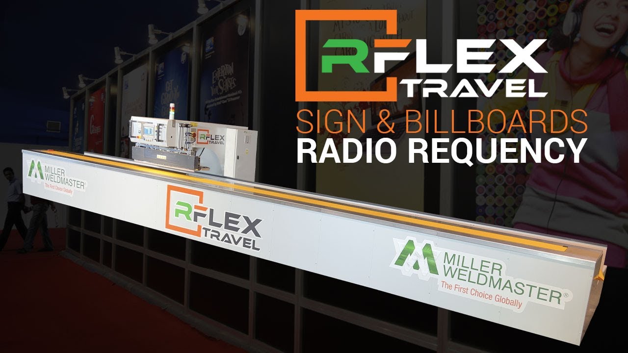 Miller Weldmaster RFlex Travel Large-Format RF Welding Machine - video thumbnail