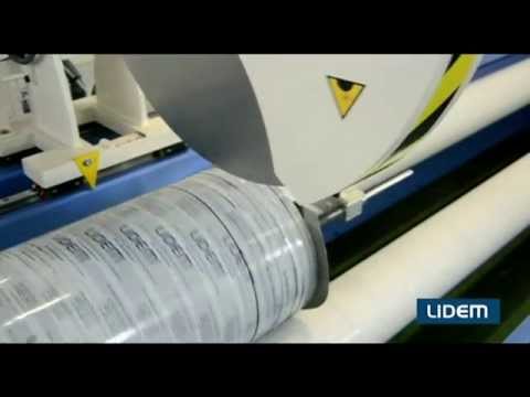 LIDEM Automatic Roll Cutting & Slitting Machine - video thumbnail