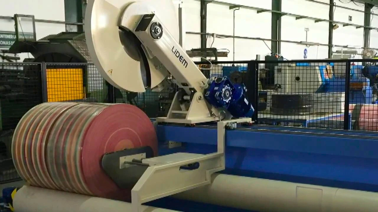 LIDEM Automatic Roll Cutting & Slitting Machine - Lidem Cutting machine
