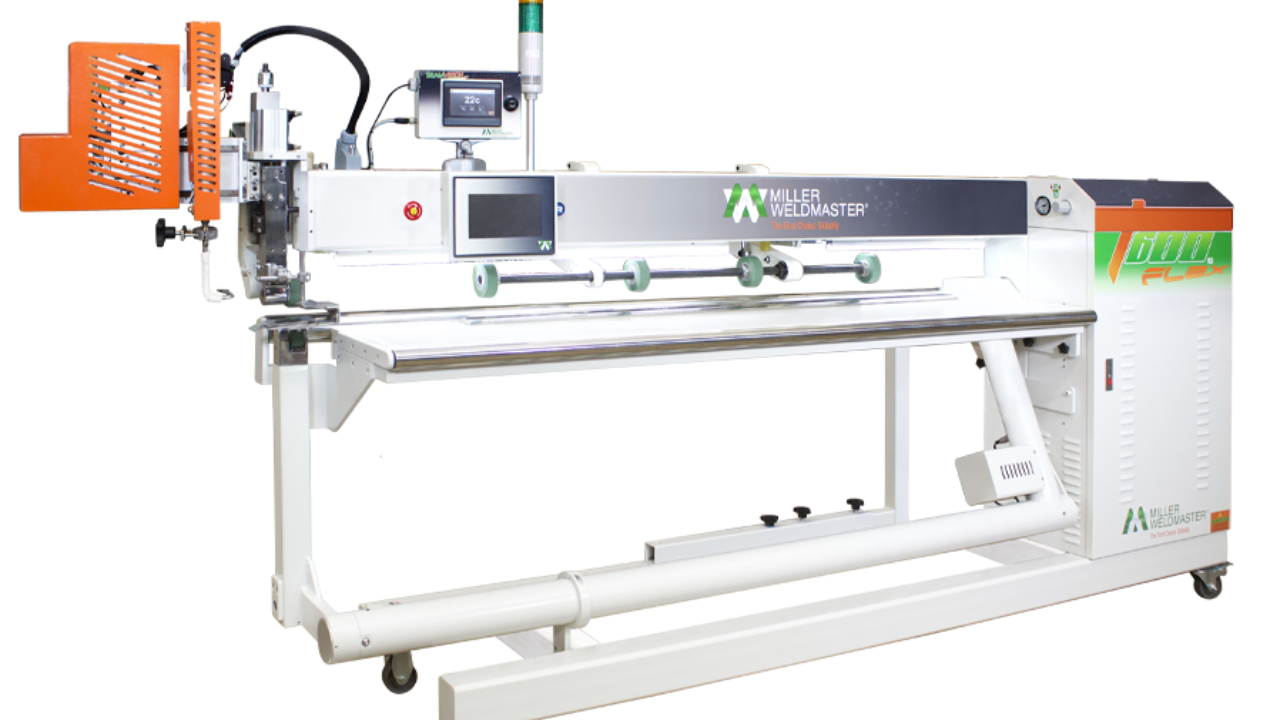 Miller Weldmaster T600 Flex Wide-Throat Hot Air & Hot Wedge Welding Machine - MILLER WELDMASTER Thermoplastic Fabric Welding machine