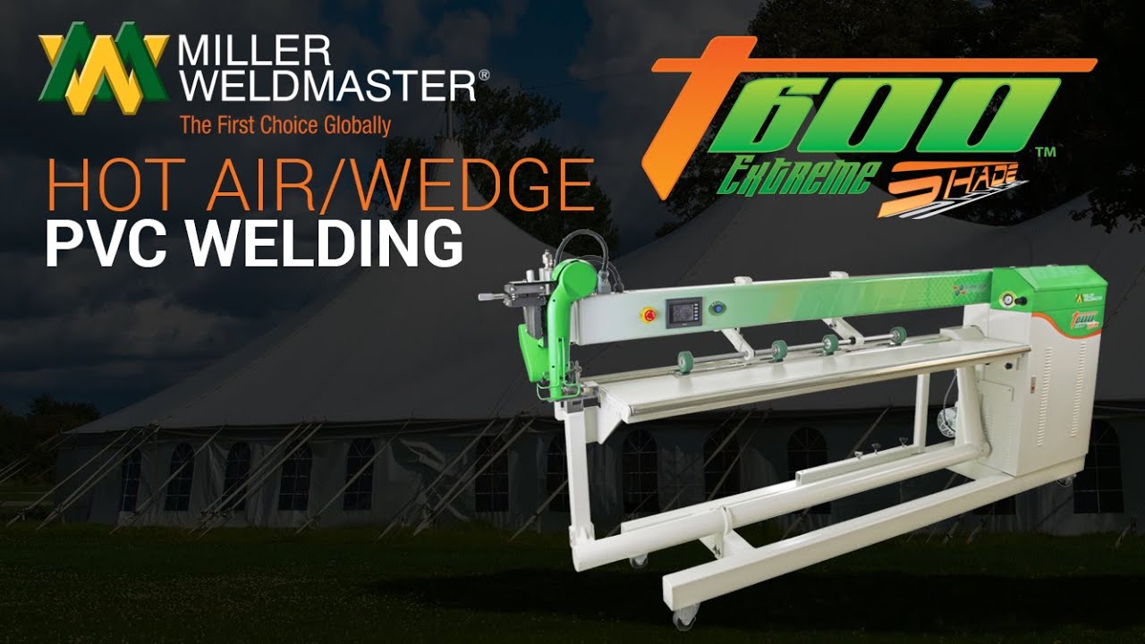 Miller Weldmaster T600 Flex Wide-Throat Hot Air & Hot Wedge Welding Machine - video thumbnail