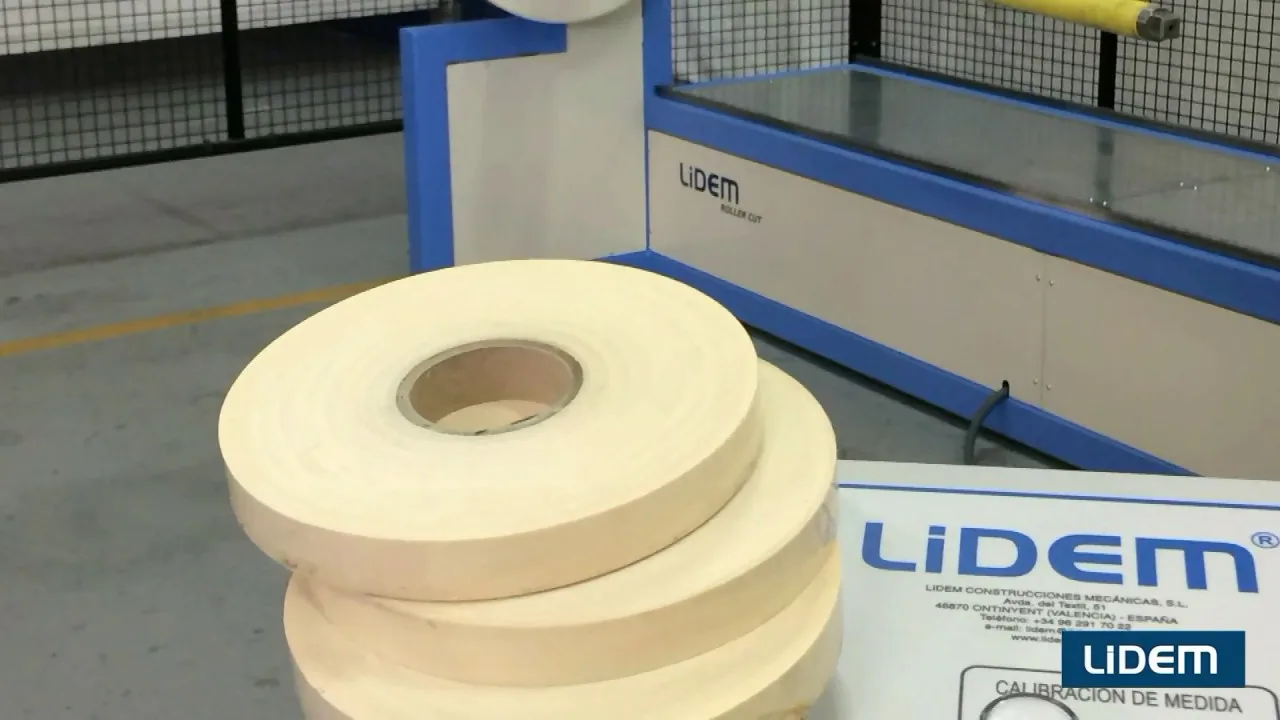 LIDEM Roller Cut Bias Cutting Machine (CBAE & CBME) - video thumbnail
