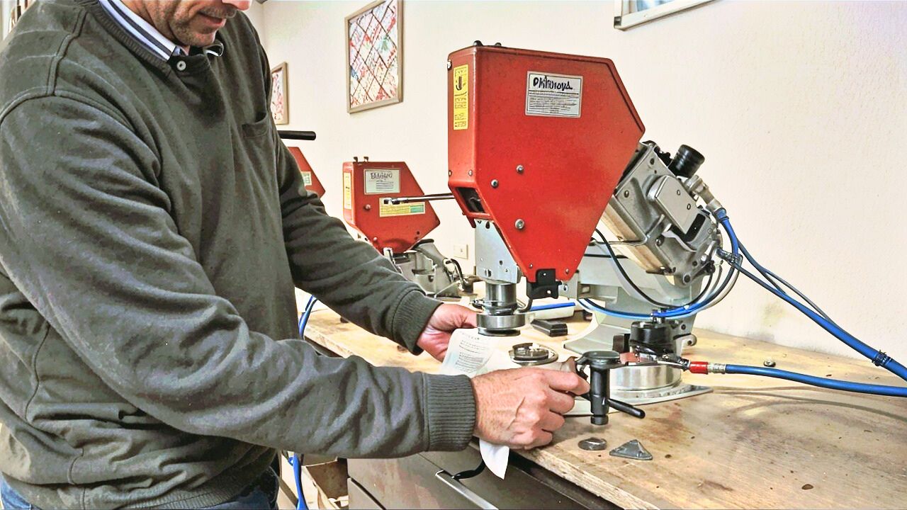 Fepa J25 Semi-Automatic Heavy-Duty Pneumatic Eyelet Machine - image 3
