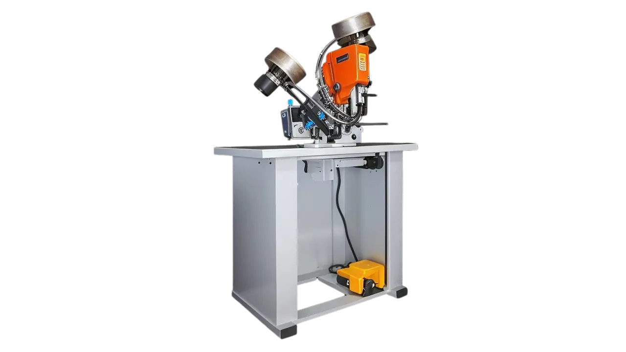 Fepa J279 full-automatic eyelet machine on stand