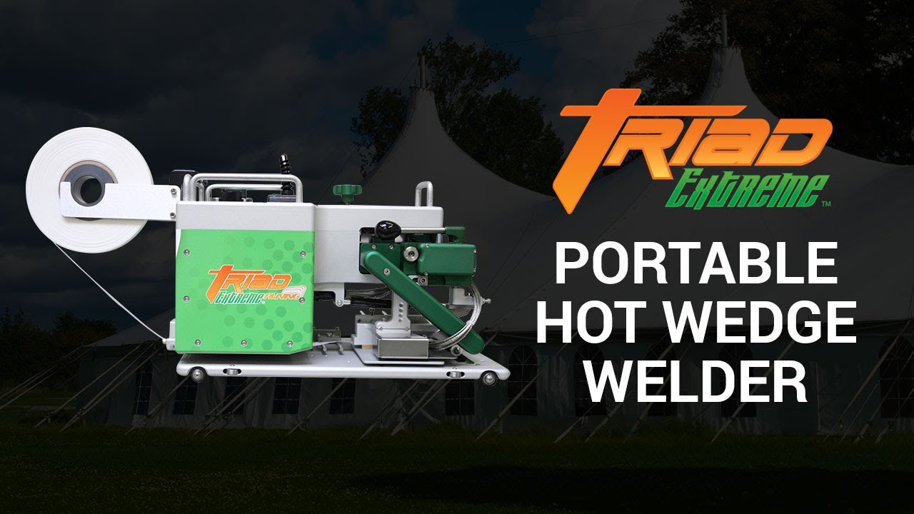 Miller Weldmaster Triad Extreme Portable Hot Wedge Welding Machine - video thumbnail