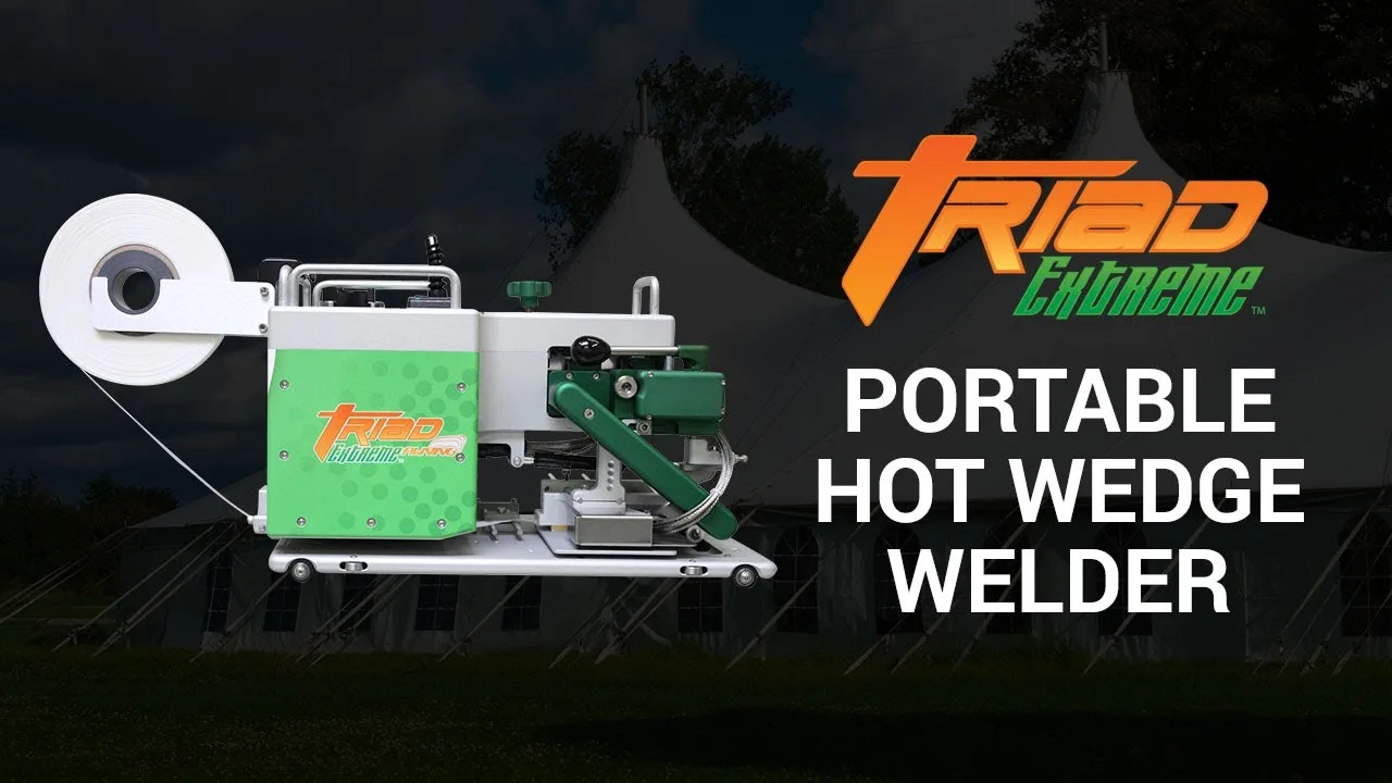 Miller Weldmaster Triad Extreme Portable Hot Wedge Welding Machine - video thumbnail