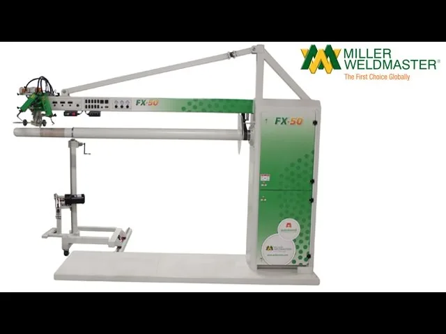 Miller Weldmaster FX50 Flexible Ducting Welding Machine - video thumbnail