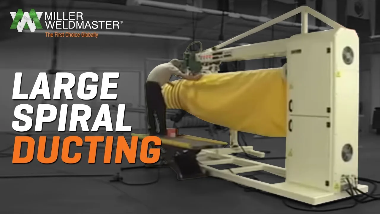 Miller Weldmaster FX50 Flexible Ducting Welding Machine - video thumbnail