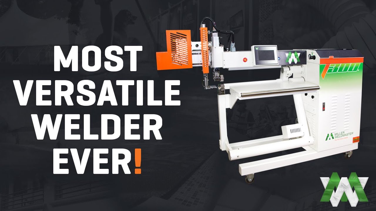 Miller Weldmaster T300 Edge Banner & Sign Welding Machine - video thumbnail