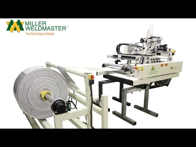 Miller Weldmaster PS300 Back-Seam Bag Sealing Machine - video thumbnail