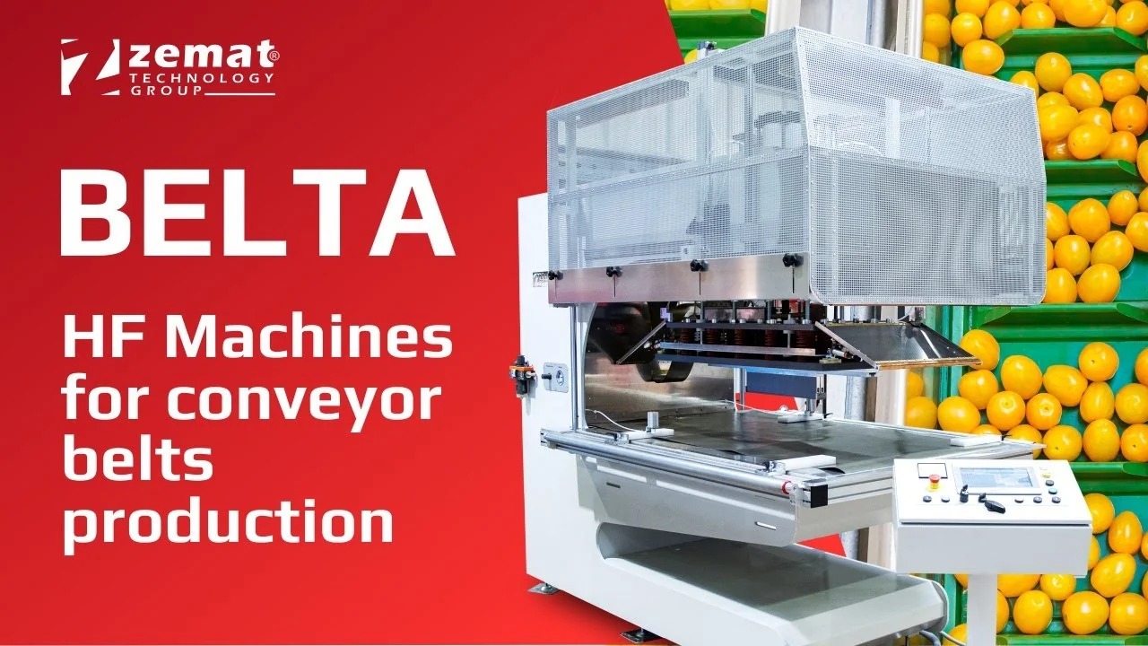 BELTA High Frequency Welder for Conveyor Belts — Zemat Technology Group