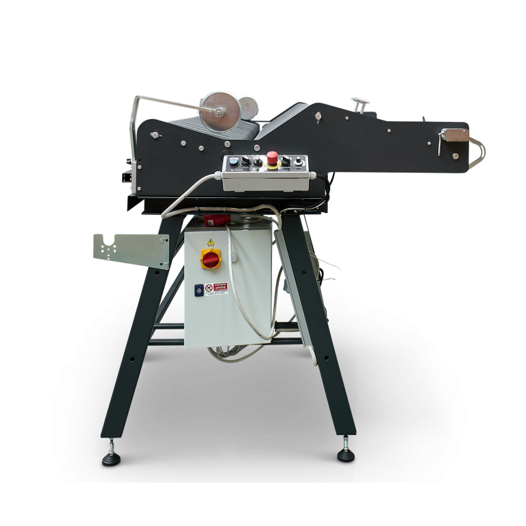 FK Group Feeding Cradle advancing fabric tension-free to a cutter, supplied by Magnum India