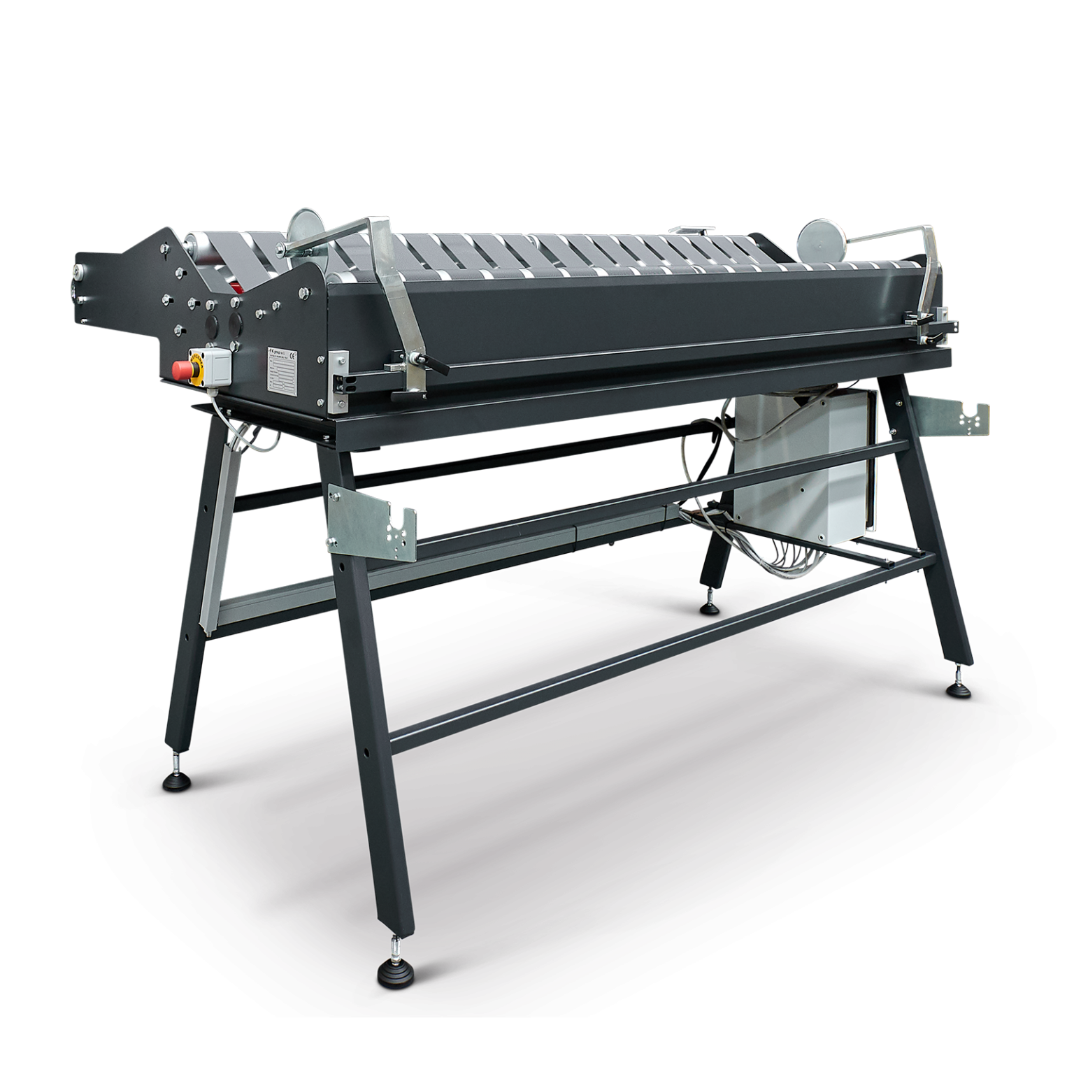 FK Group Feeding Cradle advancing fabric tension-free to a cutter, supplied by Magnum India