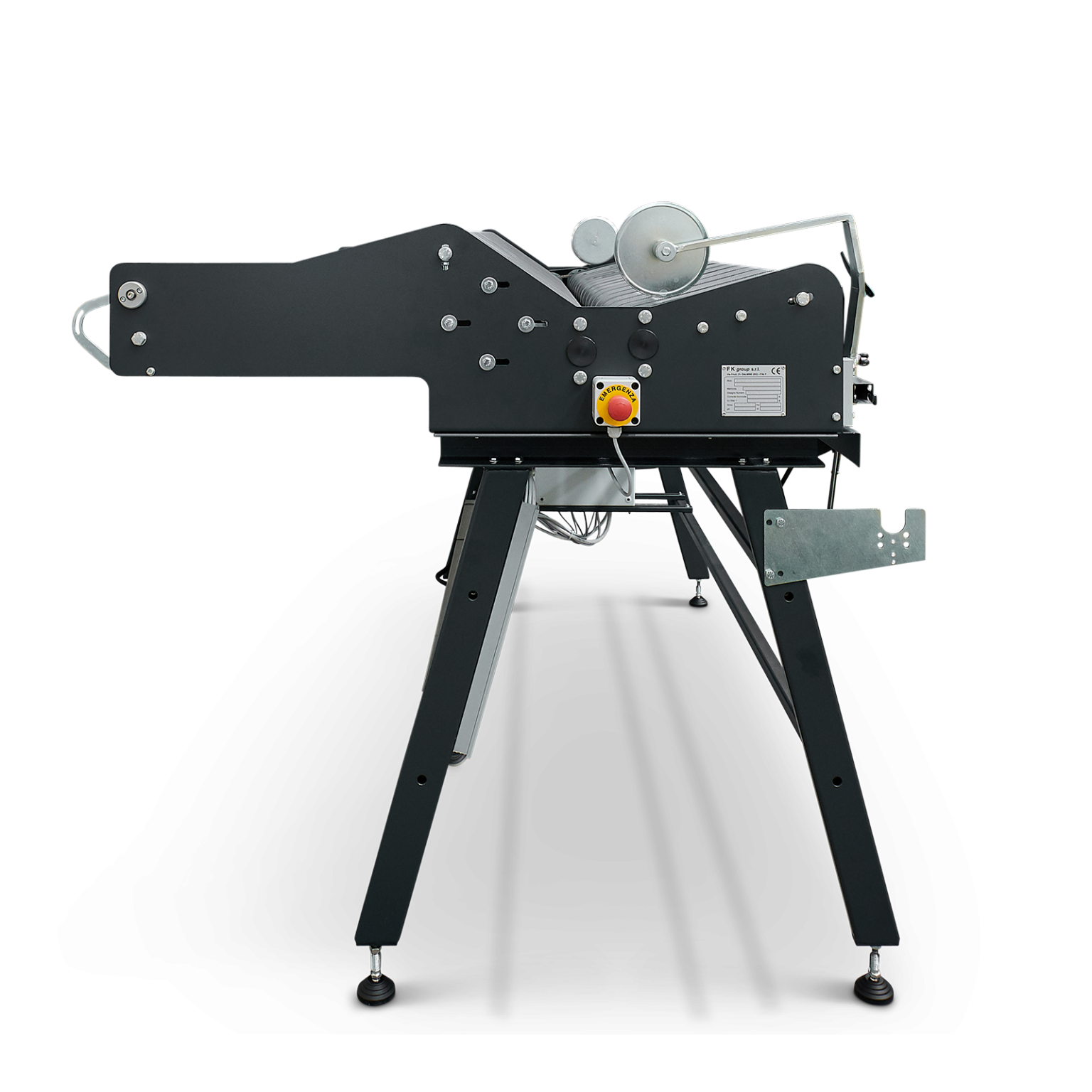 FK Group Feeding Cradle advancing fabric tension-free to a cutter, supplied by Magnum India