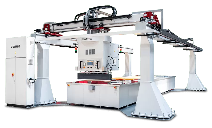 MAGNA Suspended 360° High Frequency Welder for Large Structures - Zemat Technology Group High Frequency (HF) Welding machine
