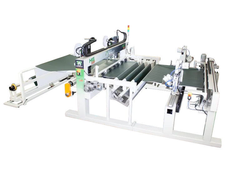 Miller Weldmaster HG50 automatic grommet placement, supplied by Magnum India