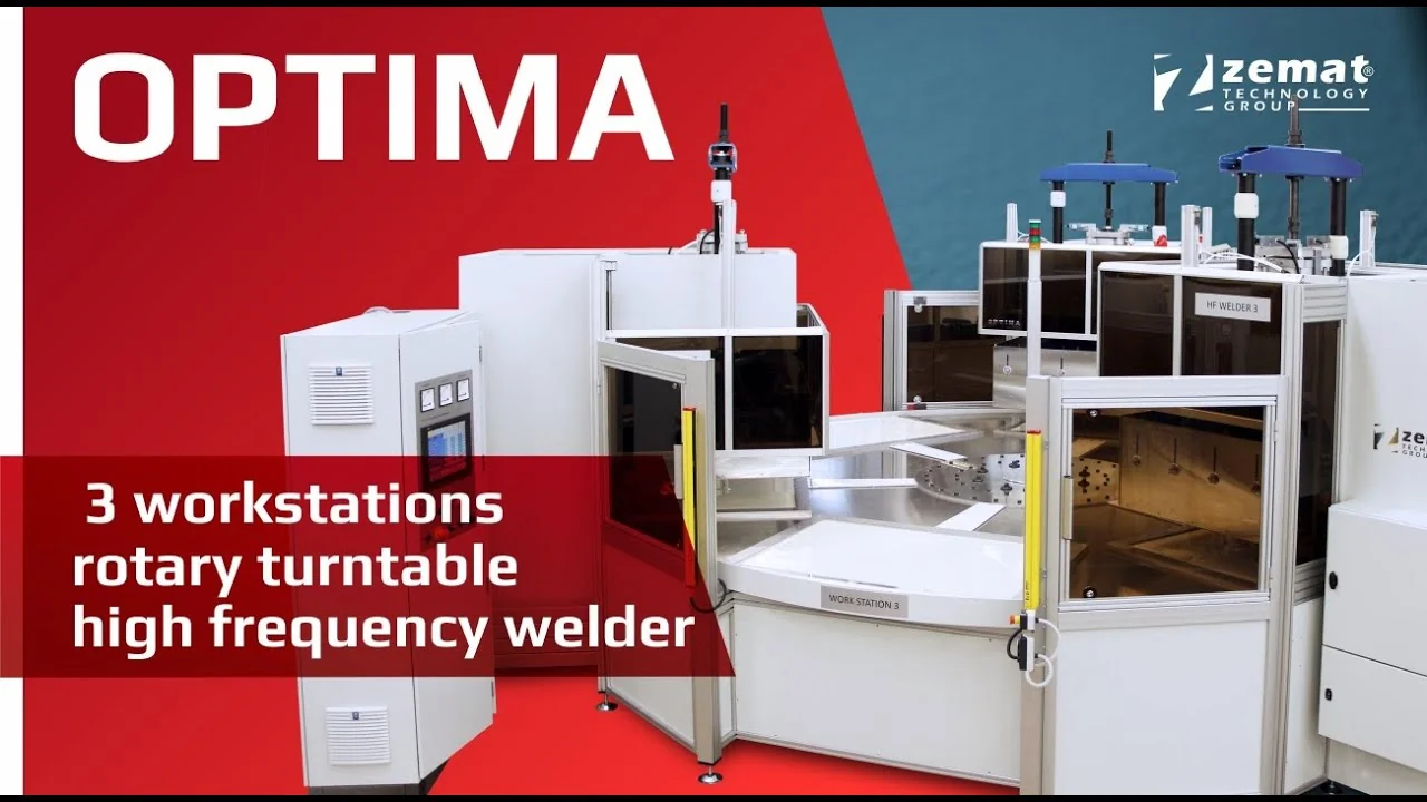 OPTIMA HF Welder in Production — Zemat Technology Group