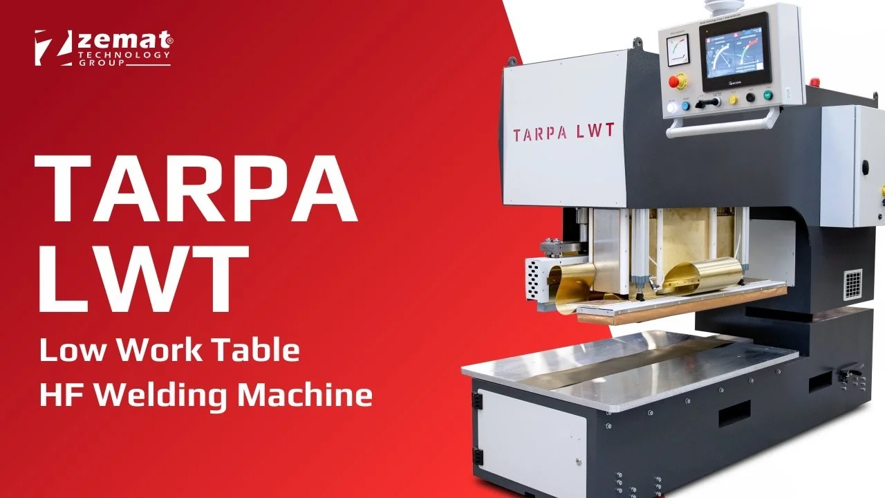 TARPA LWT Low Work Table HF Welding Machine — Zemat Technology Group
